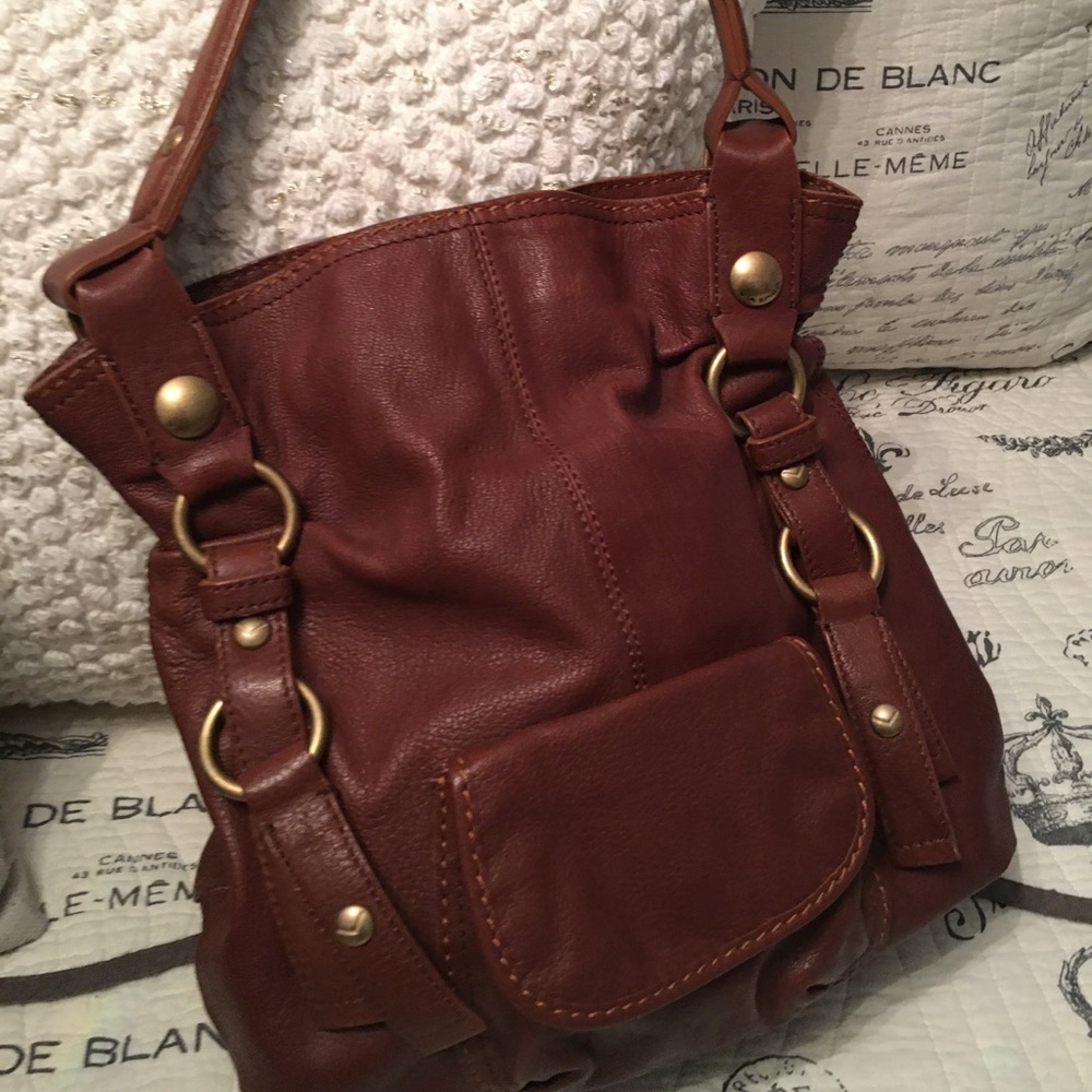 Brown leather VIA SPIGA bag